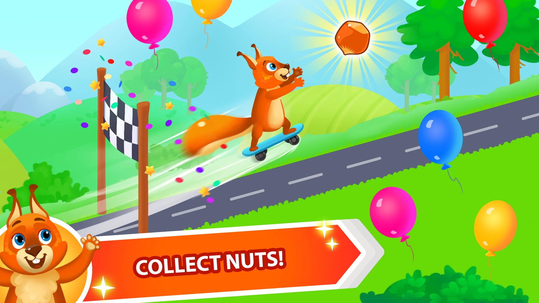 Racing Games: Kids Numbers Run screenshot