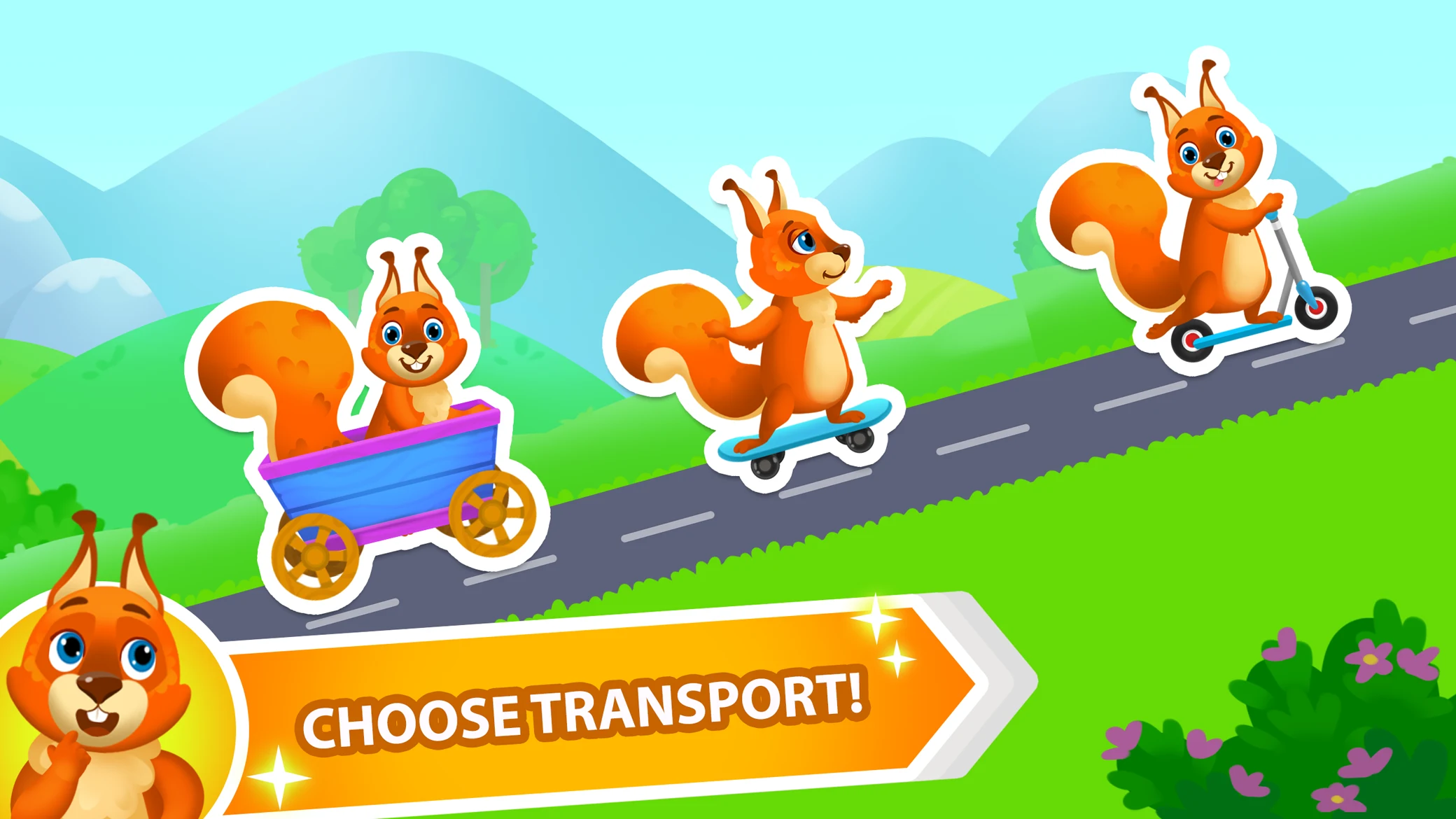 Racing Games: Kids Numbers Run screenshot