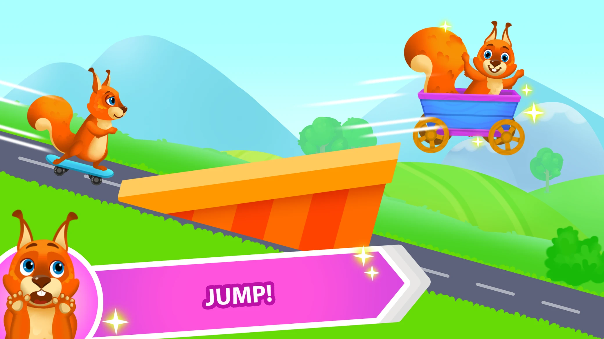 Racing Games: Kids Numbers Run screenshot
